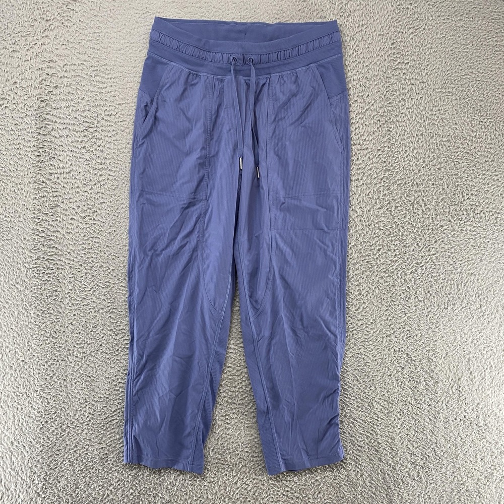 Lululemon Dance Studio Ankle Pants Womens 8‎ Crop Tapered Mid Rise Cinch Hem